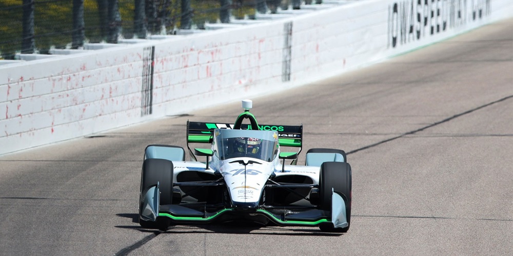Conor Daly, piloting the No. 76 Juncos Hollinger Racing Chevrolet